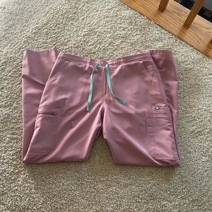 FIGS MINERAL MAUVE SCRUB PANTS